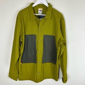 NWT The North Face Field Shacket in Moss Forest Taupe Green